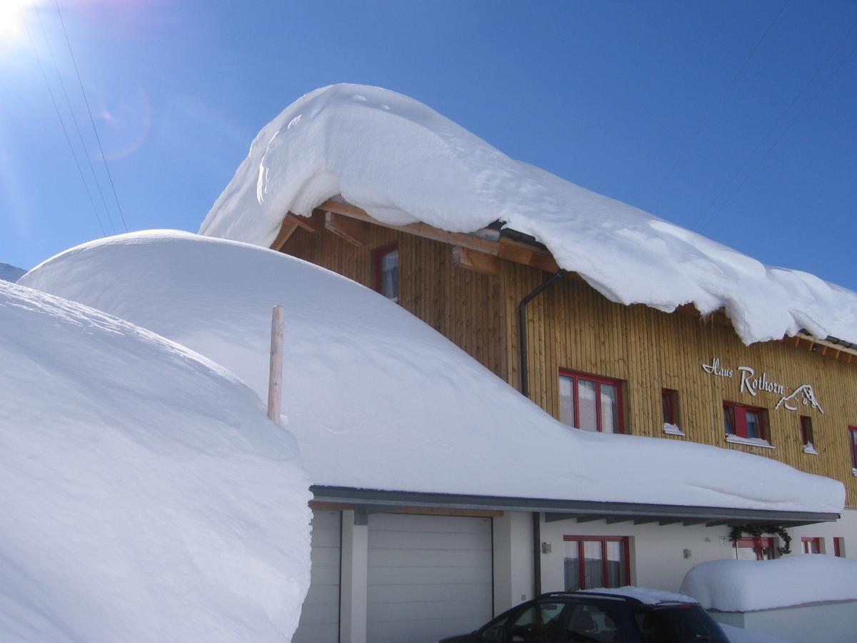 Haus Rothorn Leilighet Schröcken Eksteriør bilde